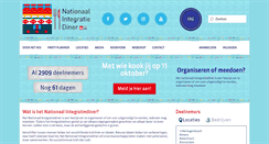 Desktop Screenshot of nationaalintegratiediner.nl